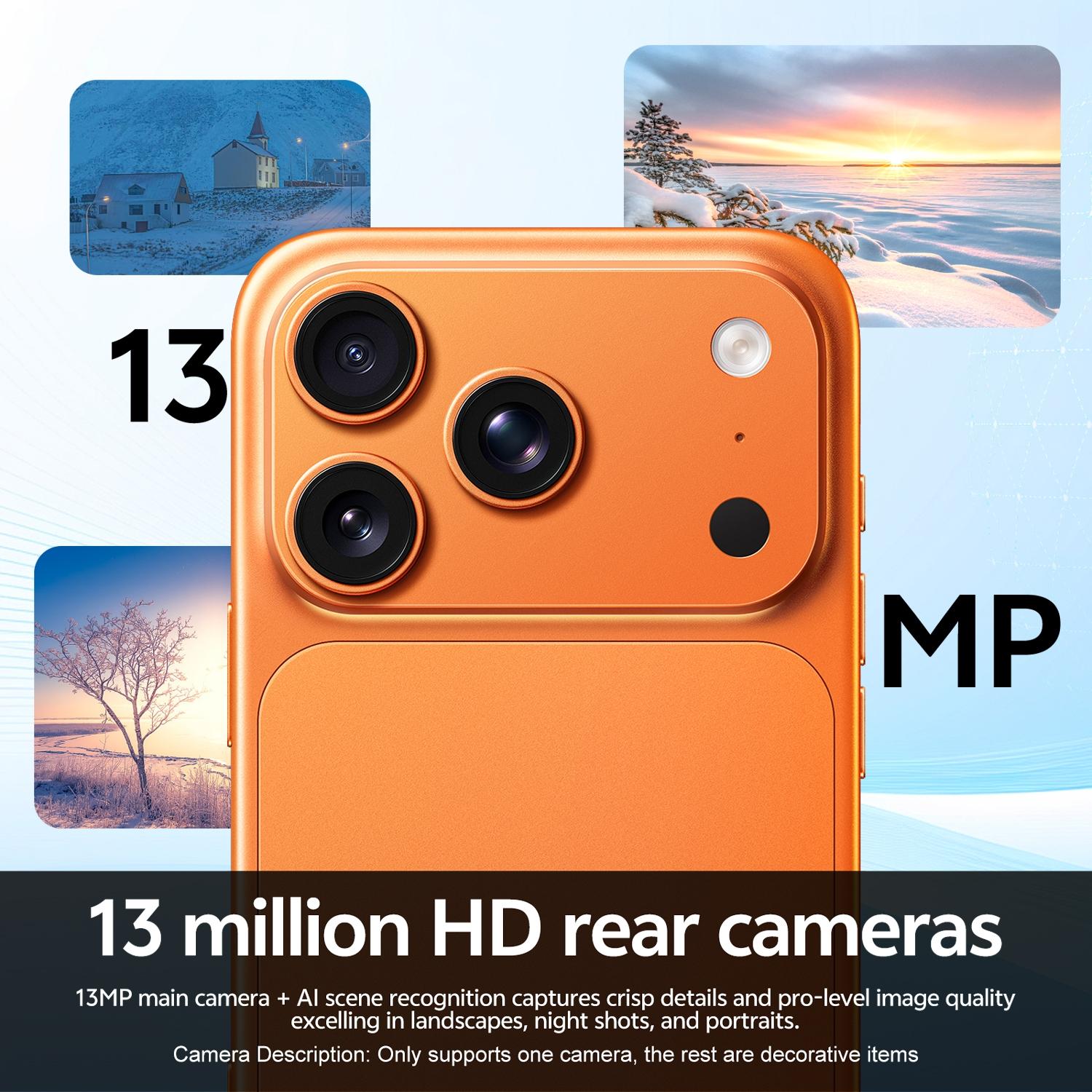 Astarry-17 Pro Max 4g Large Screen Smartphone, Android Cell Phones, 6.75-Inch HD Screen, Mtk6762 Chip, 3gb+32GB RAM, Dual Cameras, 4100mah Battery, Android 12 System