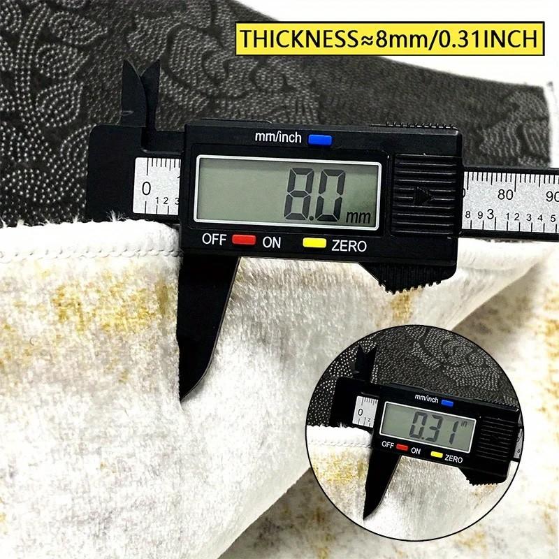 Vintage Cream Rose Shaped Rug, French Luxury Floral Living Room Bedroom Carpet, Soft Comfortable Mat for Coffee Table Sofa Tea Table Dressing Room