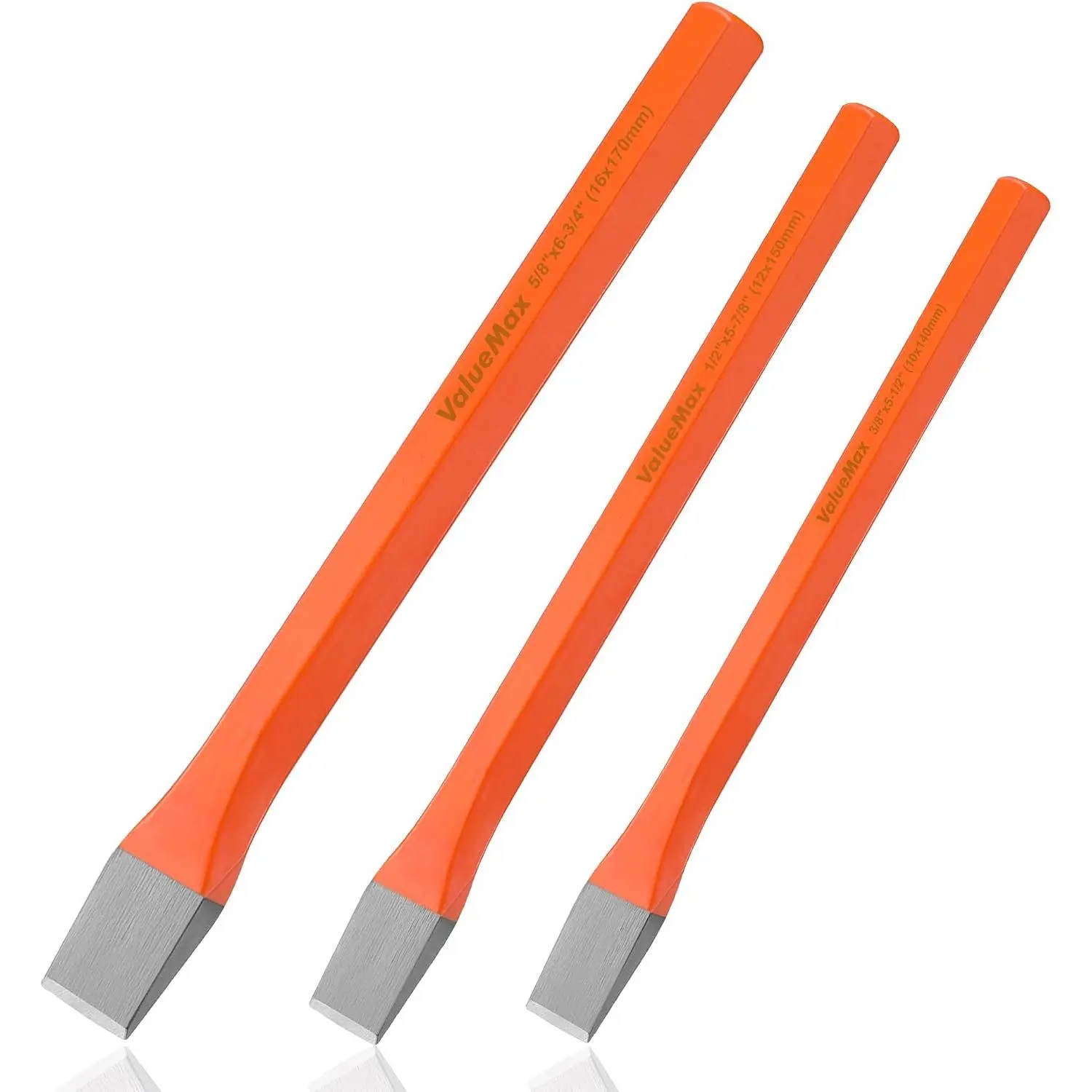 3- Heavy-Duty Cold Chisel Set, Metal Chisel Set 3- Heavy-Duty Cold Chisel Set, Metal Chisel Set