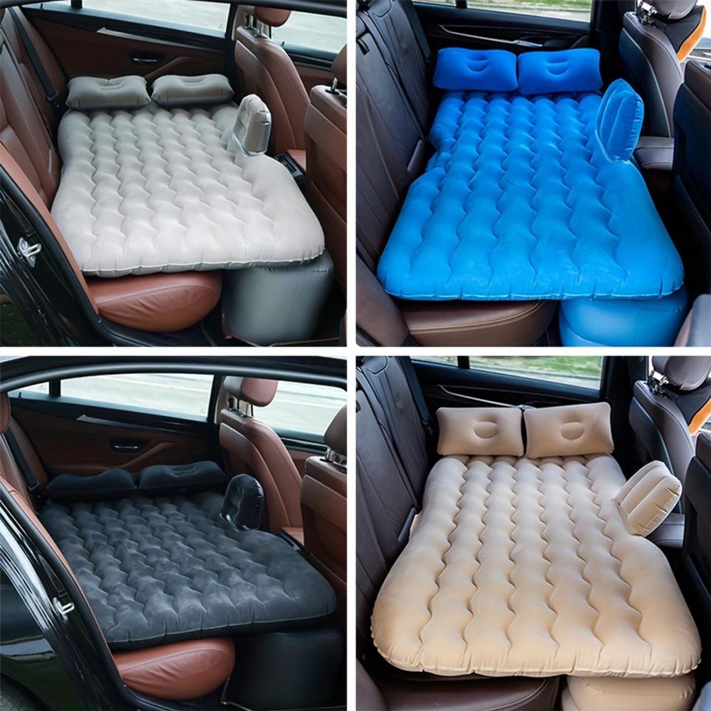 Car Inflatable Bed, 1 Set Car Mattress, Soft and Comfortable Warm Outdoor Sleeping Mat, Inflatable Bed Mat for Camping & Hiking, Camping & Hiking Equipment, Inflatable Air Bed