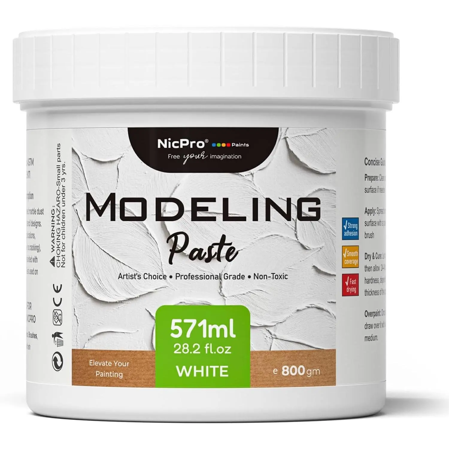 Modeling Paste 571 ml / 28.2 oz for Acrylic Painting