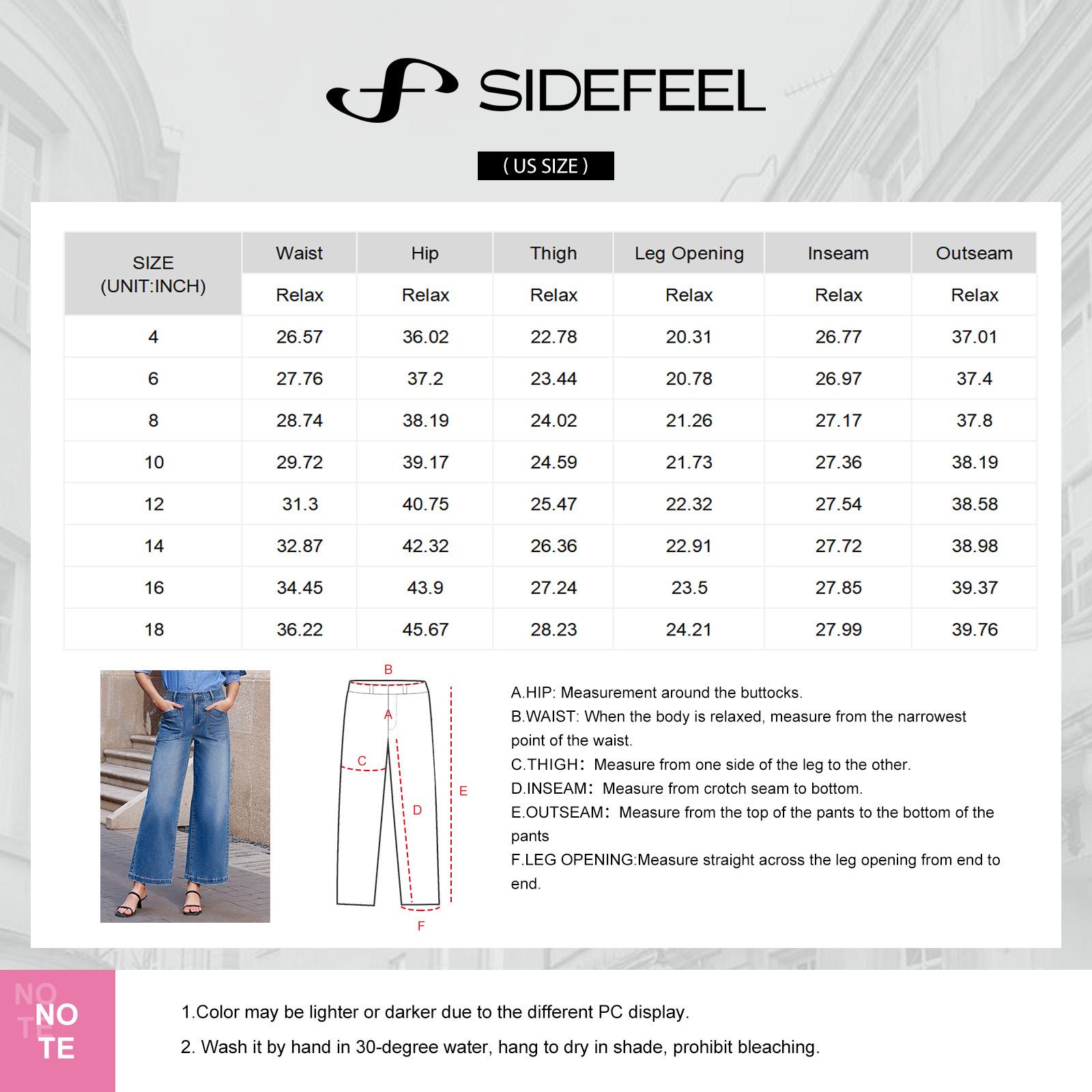 Sidefeel Women's Wide Leg Jeans High Waisted Stretchy Jeans Straight Leg Loose Fit Zimbaplatinum Ankle Denim Pants TikTokShopBlackFriday Formal Summer Sidefeel Women's Wide Leg Jeans High Waisted Stretchy Jeans Straight Leg Loose Fit Zimbaplatinum Ankle Denim Pants TikTokShopBlackFriday Formal Summer