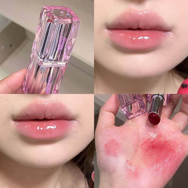 Highly moisturizing lipstick provides long-lasting hydration and repair for dry lips. The smooth, creamy texture applies easily, offers rich color payoff, and is long-lasting and smudge-proof, creating plump, soft lips. A must-have gift for Mother's Day.