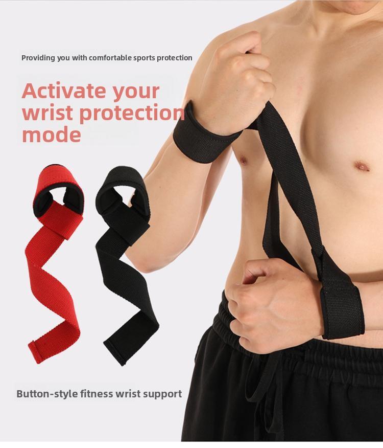 Deadlift assist strap, non-slip cowhide thickened wrist guard, grip strap, wrap-around gym home equipment