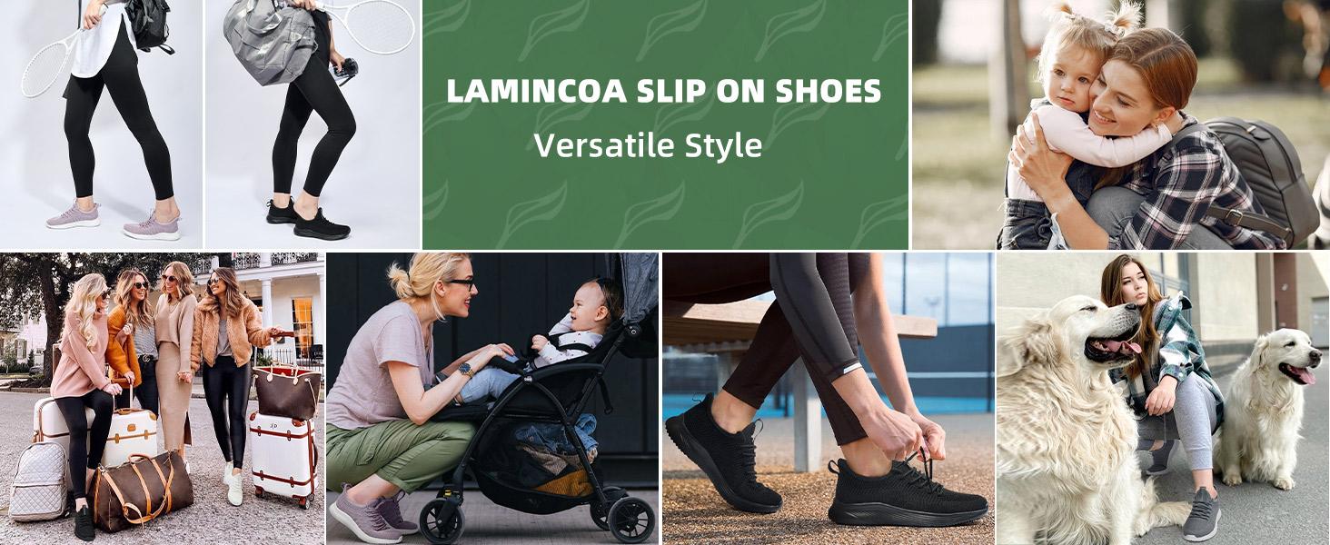 Womens Slip On Sneakers Walking Tennis Running Shoes Lightweight Memory Foam Gym Sneakers Jogging and Casual Sports Shoes for Women Womens Slip On Sneakers Walking Tennis Running Shoes Lightweight Memory Foam Gym Sneakers Jogging and Casual Sports Shoes for Women