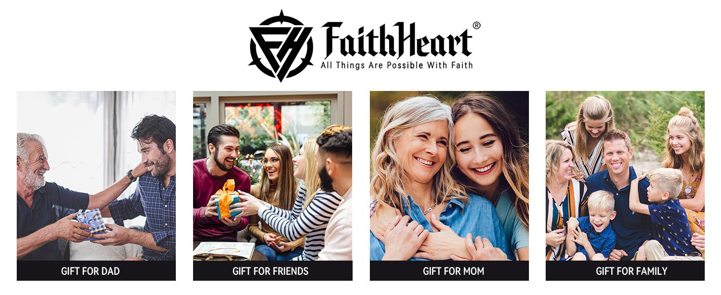 FaithHeart Viking Dragon Head Bracelet Stainless Steel Punk Bracelet