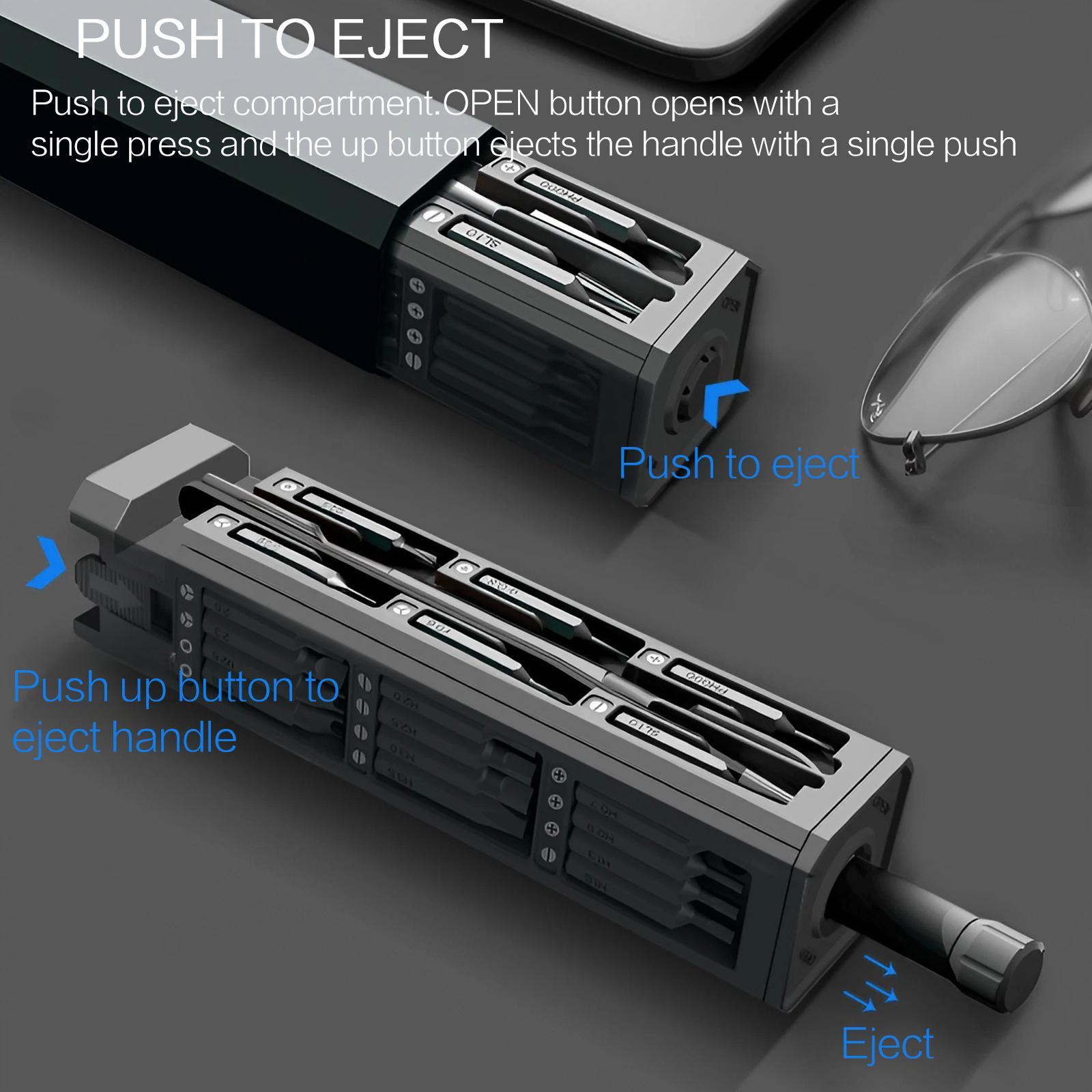 44-in-1 Screwdriver Set, Multipurpose Screwdriver, Precision Micro Torx Star & Flat Head Screwdriver Set, Compact Portable Tool Kit for Electronic Products & DIY Projects, Portable Hand Tools, Men Gifts #GLOBAL PICKS