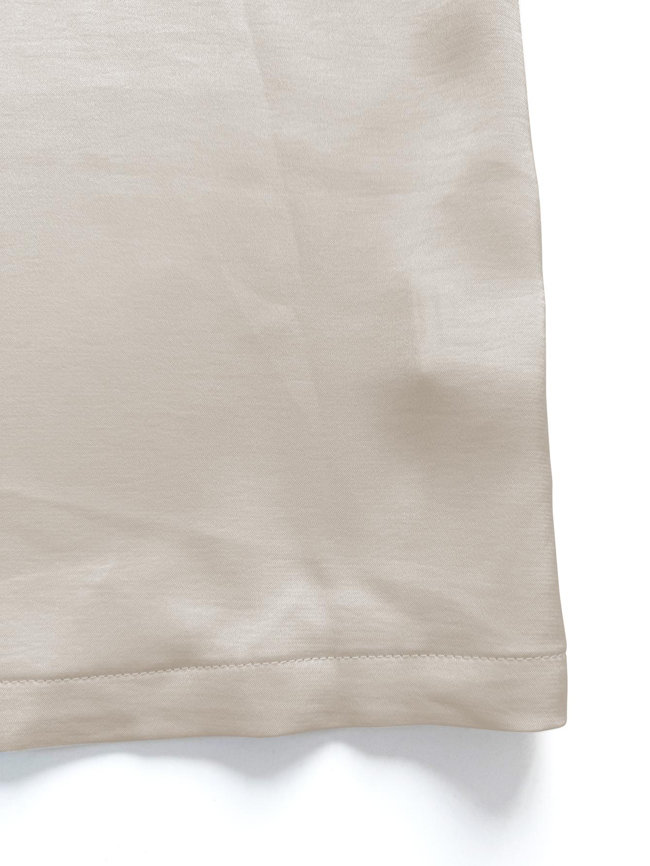 Joyfunear Women's round Neck 2 Piece Set Wide Leg Pants Set Short Sleeve satin Pullover Tops Wide Leg matching set