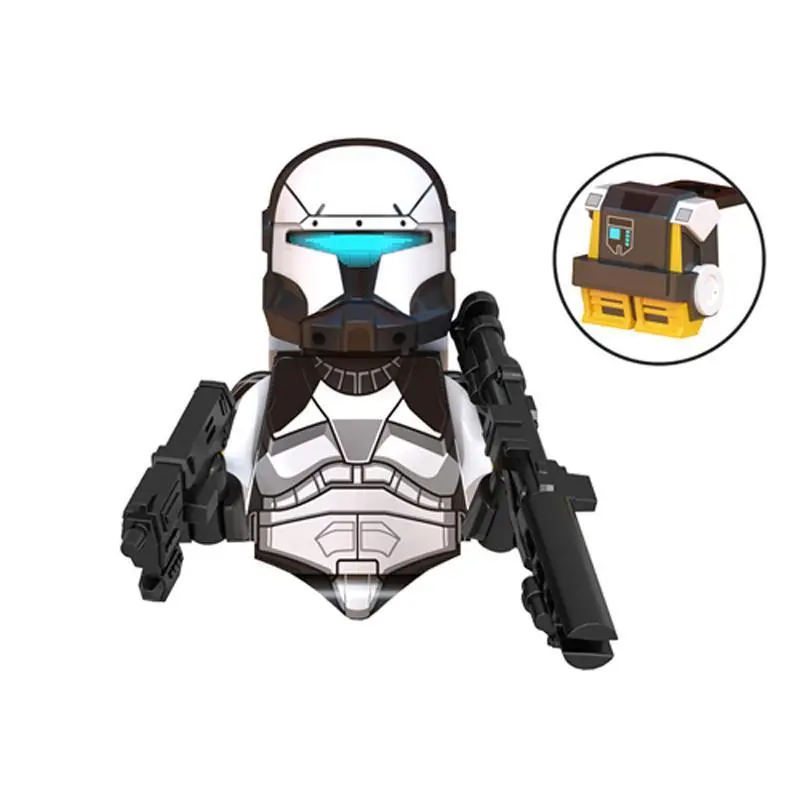 2026 Hot selling toys G0117 Hunter Wrecker Building Blocks Clone Trooper Cody Mini Figurine Wilco Trooper Bricks Thorn Figure Kids Toys Internet-famous toy