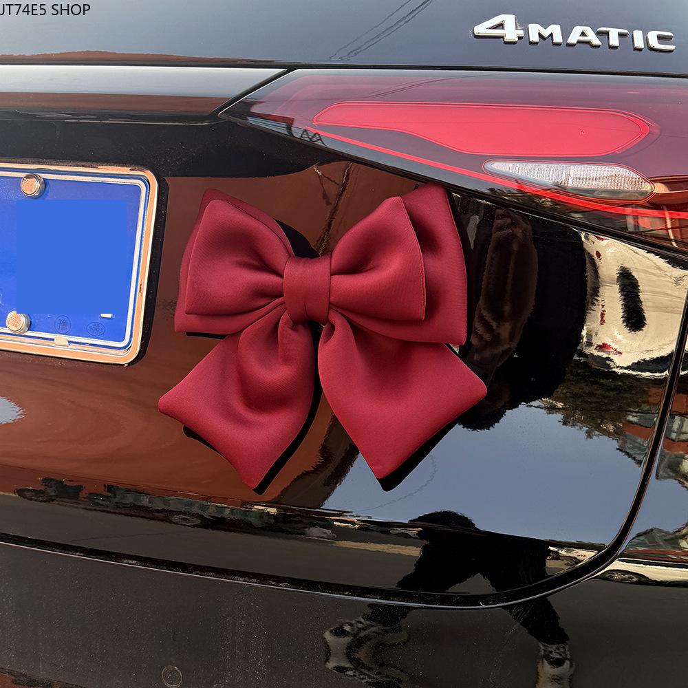 Women's Car Decorative Sticker - Vehicle Exterior Decoration, Cars Accessories, Tail Bow Pendant, Motorcycle Ornament Jewelry
