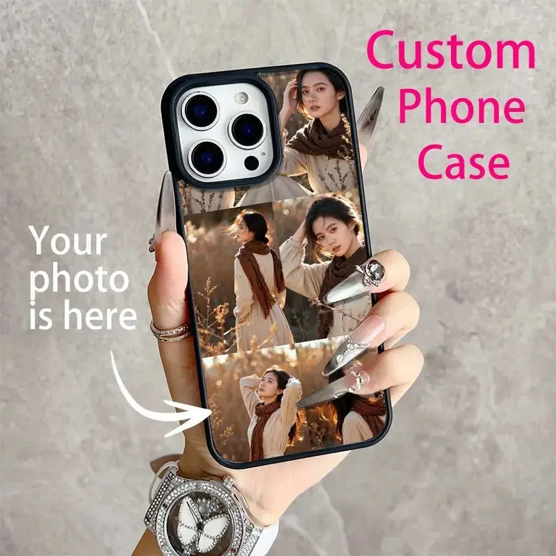 Create a personal photo magnetic phone case - Sleek Design, Photo-Customizable, Compatible with iPhone 11-18 Pro Max, Galaxy S22-S26 Ultra, Ideal Anniversary Gift
