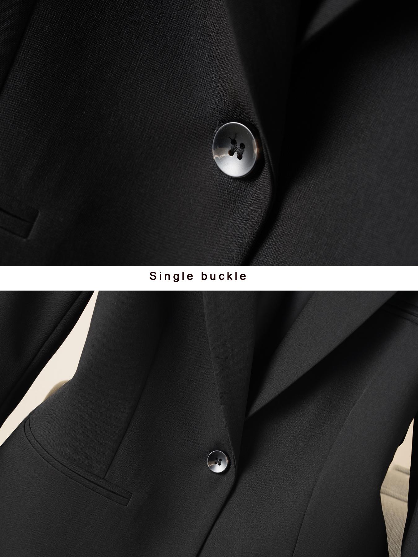 Women's Long Sleeve Blazer Jacket, Casual Office Wear, Versatile One Button Design, Perfect for Business and Daily Use