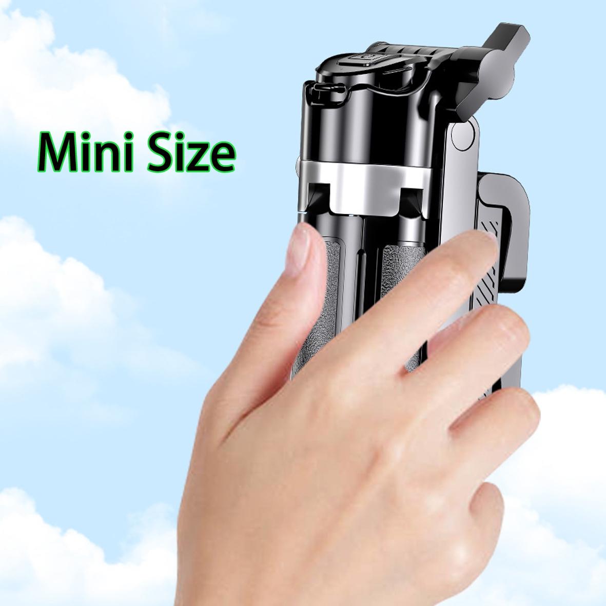 Multifunctional Mini Wireless Selfie Stick Tripod with 2 Lighters & Wide Angle Lens, Selfie Stand, Portable Phone Accessory for Travel Photography, Travel Gadgets