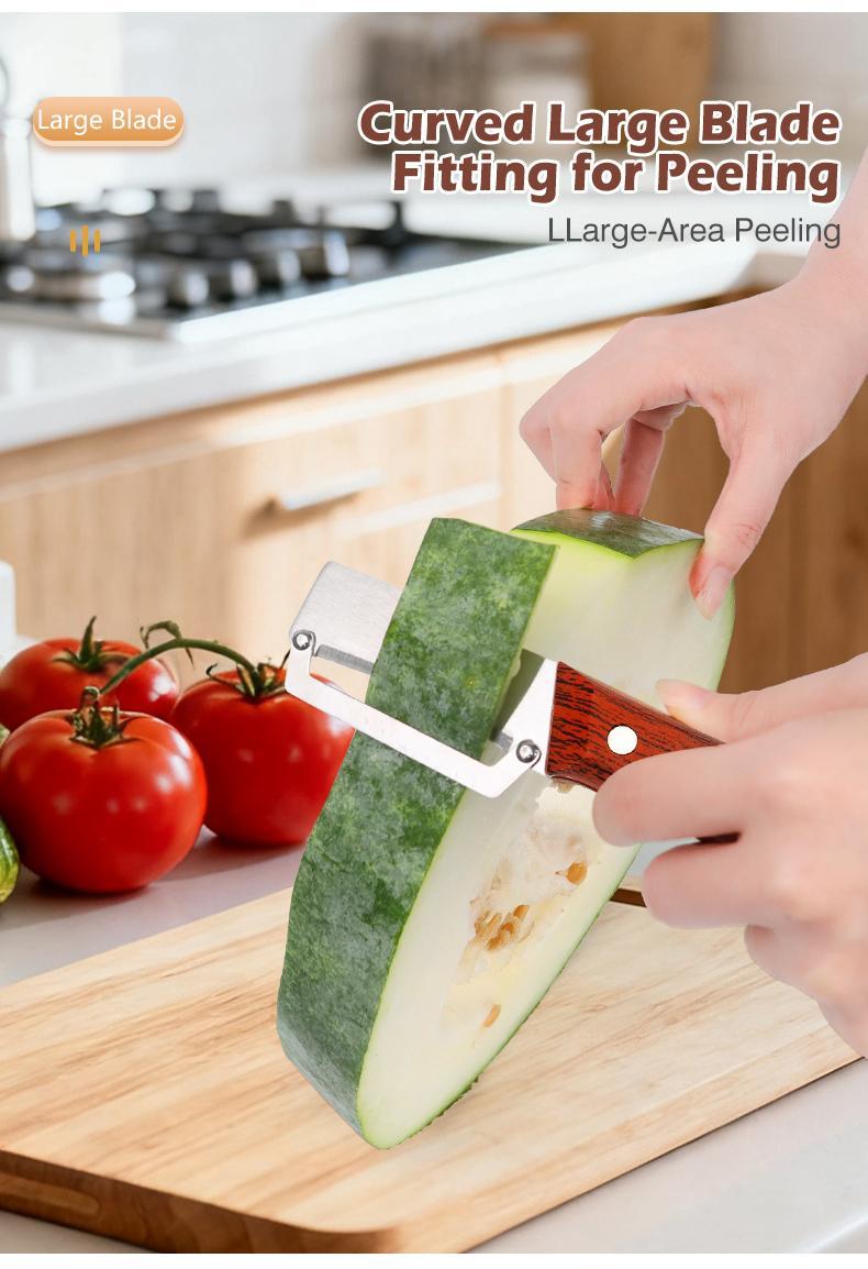 1pc 2-In-1 Fruit & Veggie Peeler with Bottle Opener, Sharp Stainless Steel, Upgraded Ergonomic Comfort Grip, Non-Slip Design 1pc 2-In-1 Fruit & Veggie Peeler with Bottle Opener, Sharp Stainless Steel, Upgraded Ergonomic Comfort Grip, Non-Slip Design