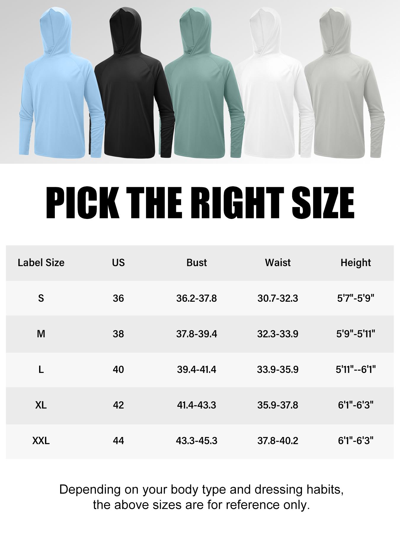 TELALEO 5 value pack Men’s Athletic Hooded Long Sleeves – Quick Dry Running Shirts with Thumb Holes Sports Activewear Set