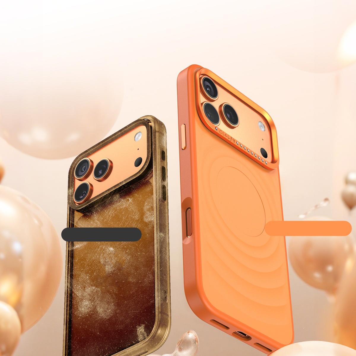 Premium Solid Color Diamond Ripple Liquid Case Cover for iPhone 17 Pro Max, Star, Anti-Drop Phone Protector, Couple Matching Design