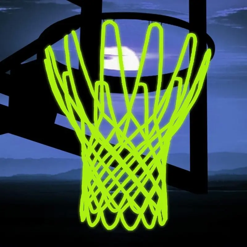 Outdoor activitiesNEIJIANG Sun-Powered Glow Basketball Net, Portable Luminous Nightlight Net for Outdoor Activities, Sports & Outdoor Ball Sports Equipment