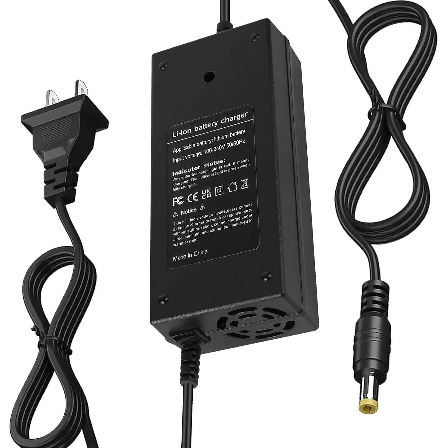 42V 2A Charger for GoTrax GXL V2, Apex, XR Ultra, Go Trax , G2,G3, G3 Plus,G4, G Pro 3 Wheel, Astro,Rival, Flex,Flex Campus,Alpha XL/EBE1/EBE2/Shift S2, 5.5 x 2.1 mm / 5.5 x 2.5 mm Tip Port