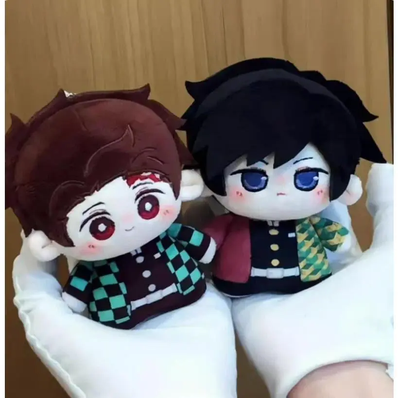 2026 hot item Demon Anime Figure Giyu Tomioka Mitsuri Kanroji Douma 10cm Cotton Doll Plush Toy Cute Desktop Decoration Festival Gift For Fans Popular toys