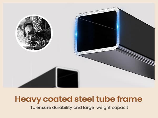 SEDETA 109 Inch L Shaped Gaming Desk with 4 Drawers Display Cabinet Computer Desks with 2 Monitor Stands CPU Stand LED Lights and Power Outlet