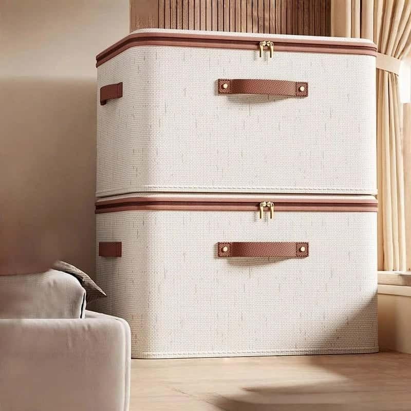 Foldable Large-Capacity Storage Box, Multi-Specification Cover, Ideal for Household, Office, Dormitory, Essential Family Organizer