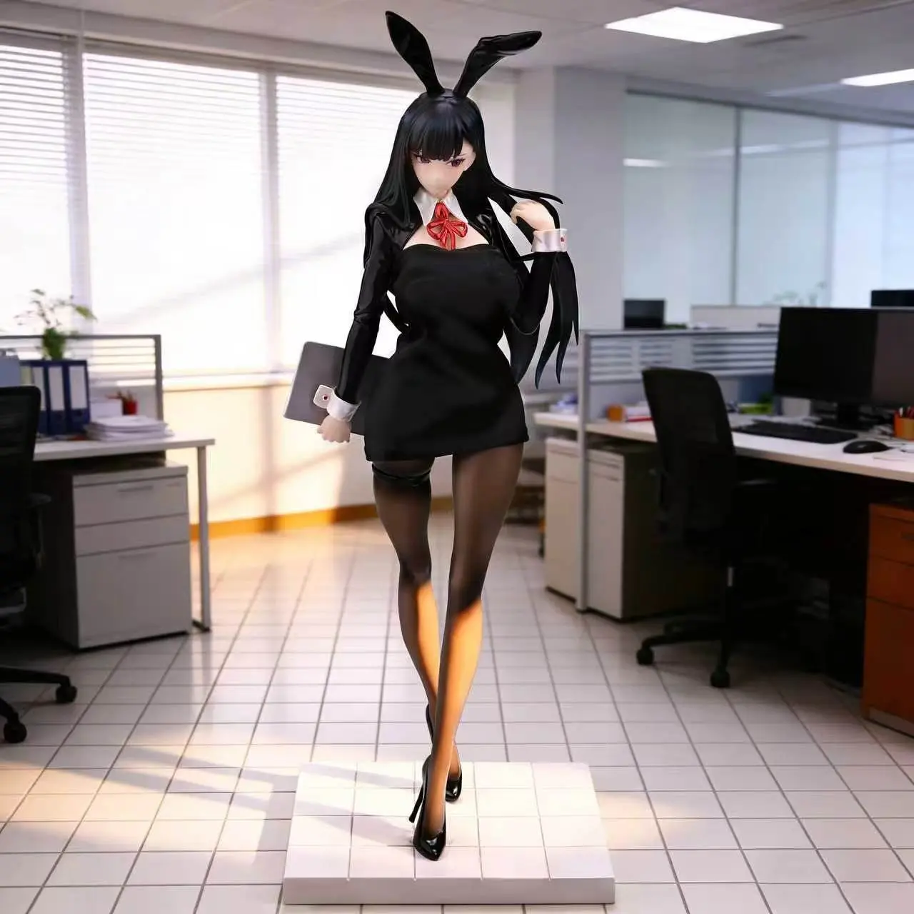Bunny Girl Reverse Bunny Handmade Model, High-Quality Gk Anime Figure, Secondary Dimension Collectible Ornament, Beautiful Maiden Design