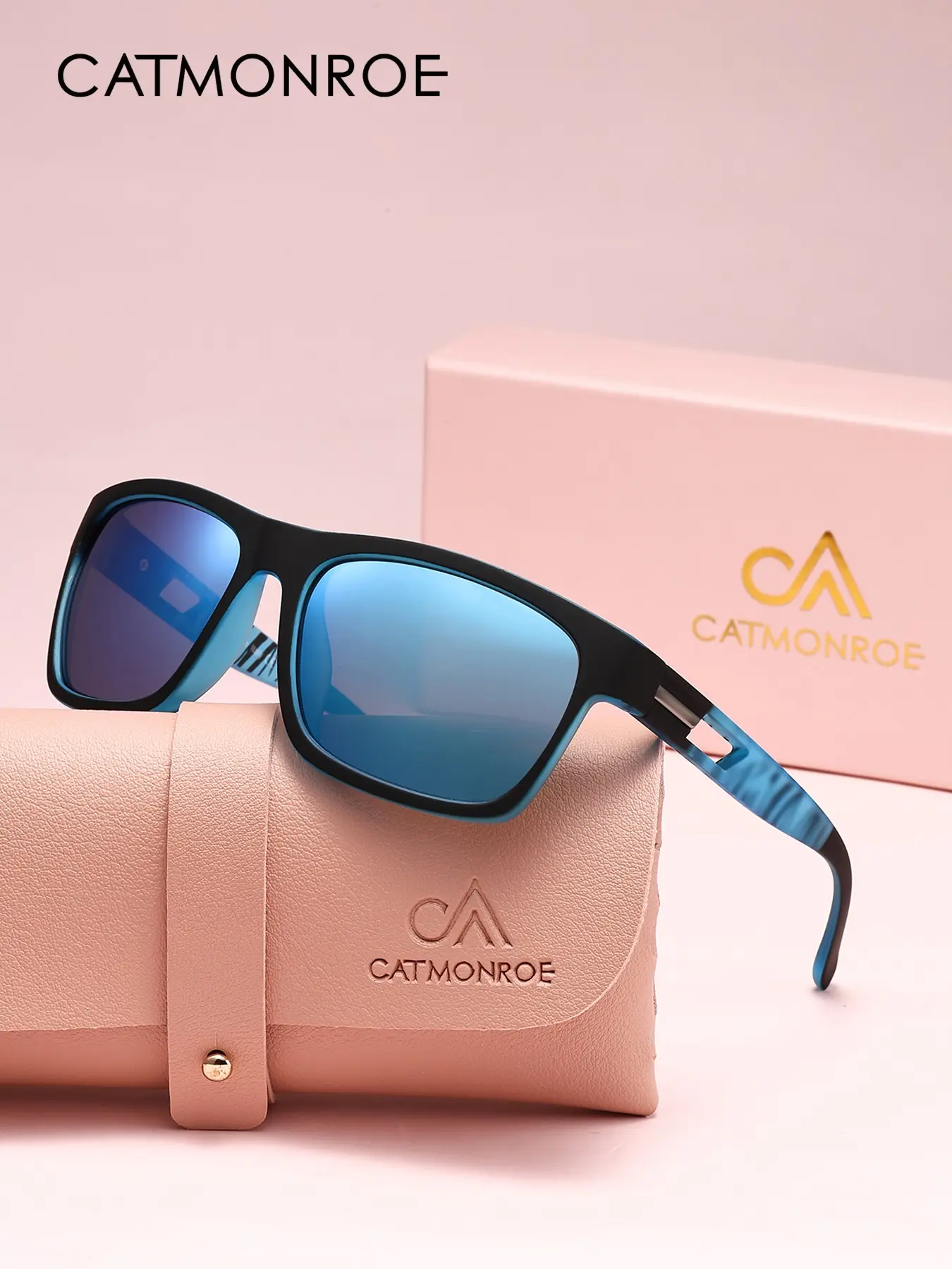 CATMONROE Active Sport Sunglasses Polarized Lens UV400 Protection Lightweight Shades for Men Women Outdoor