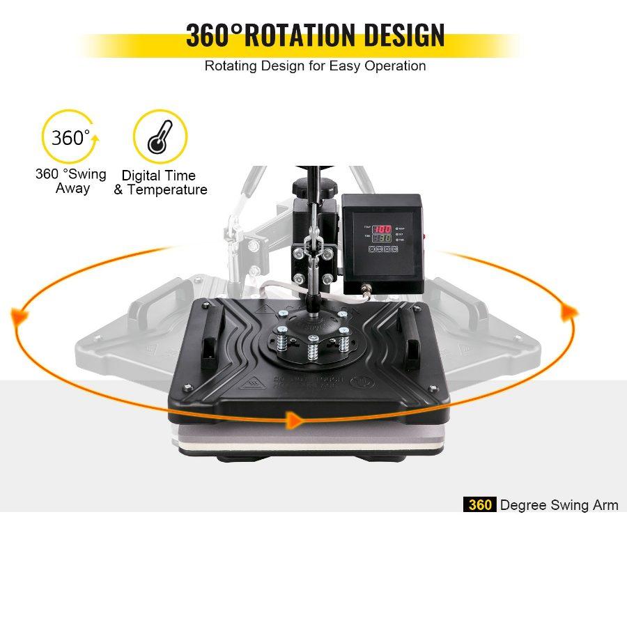 VEVOR 8 In 1 Heat Press Sublimation Machine 28 Vinyl Cutter Cutting Plotter