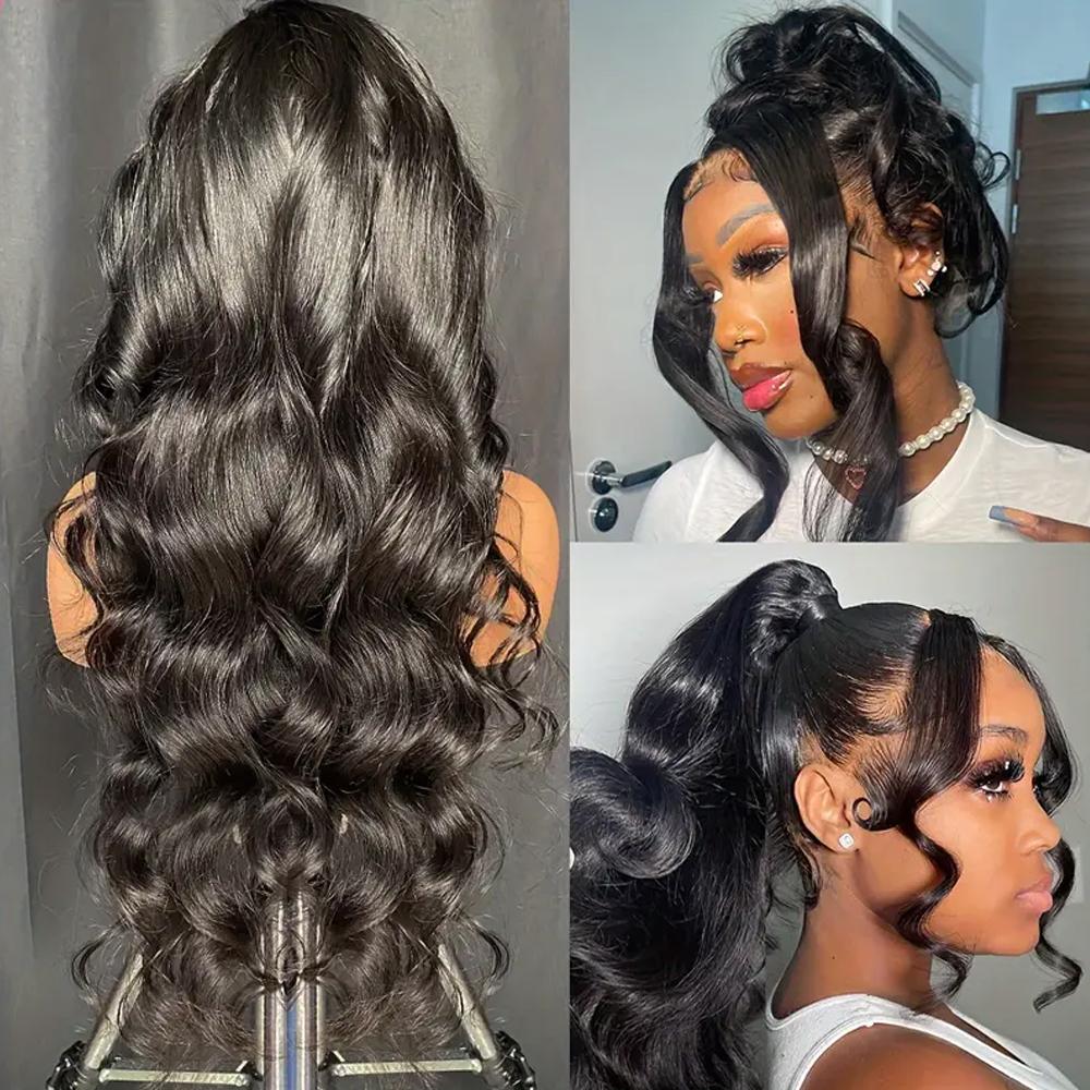 Bling Hair 360 Lace Front Wigs Human Hair Hd Transparent Lace Body Wave Lace Frontal Wigs 12-34 Inch Straight Wigs For Black Women Bling Hair 360 Lace Front Wigs Human Hair Hd Transparent Lace Body Wave Lace Frontal Wigs 12-34 Inch Straight Wigs For Black Women