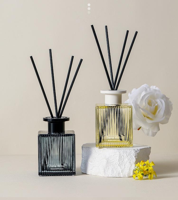 Creative Water Ripple Transparent Bottle Flameless Reed Diffuser Air Freshener Toilet Aroma