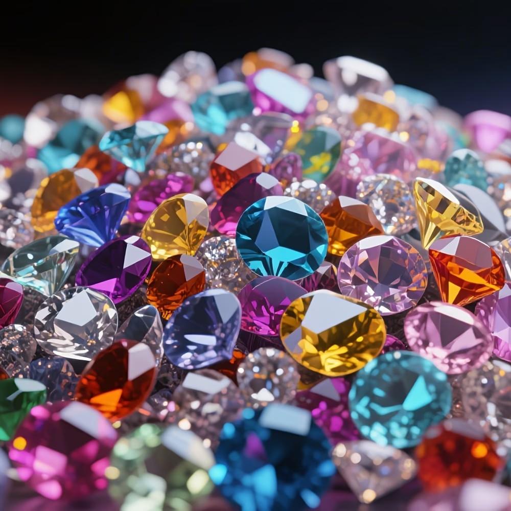 1000 Acrylic Fake Diamonds, Flower Vase Filler, Table Centerpiece, DIY Jewelry, Wedding Decor, Holiday Party Supplies, 3mm-10mm