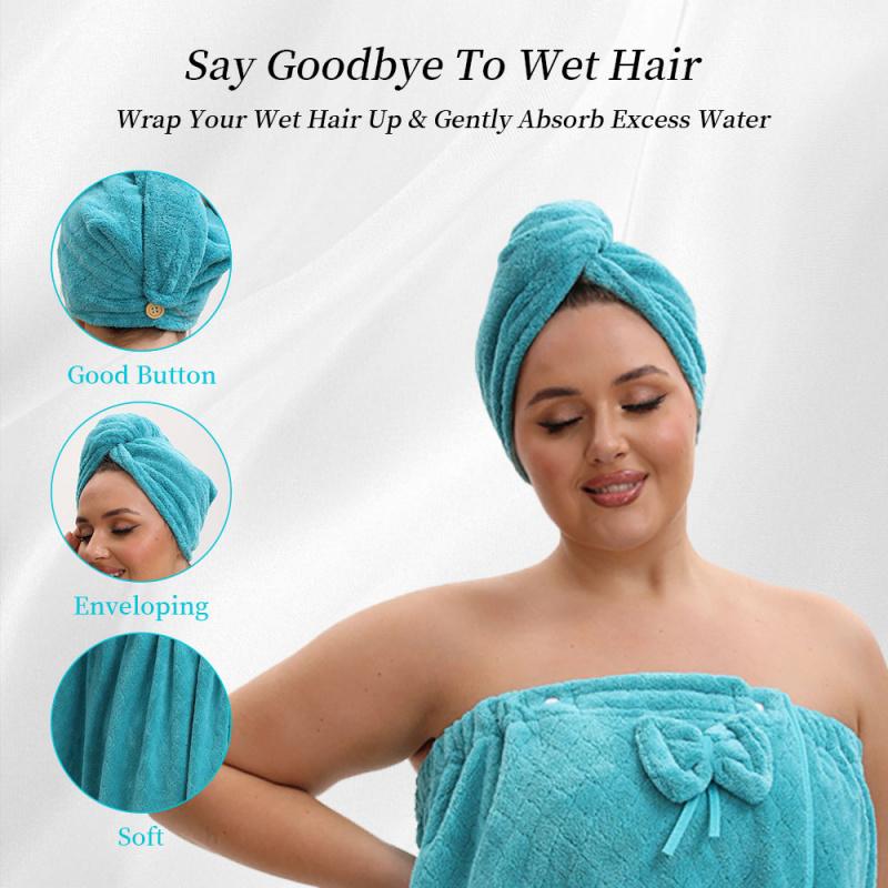 3pcs Set Suitable for M-XXXXL Adjustable Extra Large Bathrobe + Exfoliating Body Scrub Towel+Hair Cap Bathrobe Suitable for Home Travel Sauna Spa Wash Cloths, Bath Towels, Exfoliating Body Scrub Towel, Super Absorbent Towel