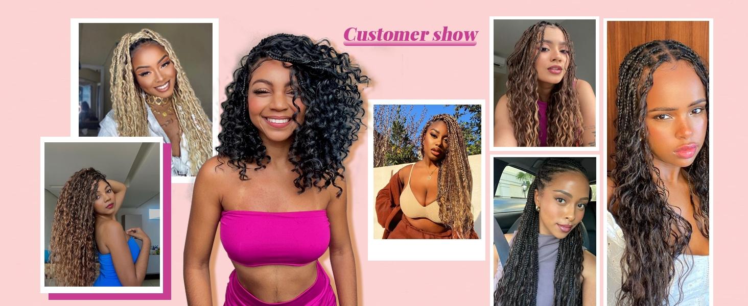 18 Inch Triple 3S Braids Crochet Hair 7Packs, No Itch Long Lasting Easy Install for Daily Wear