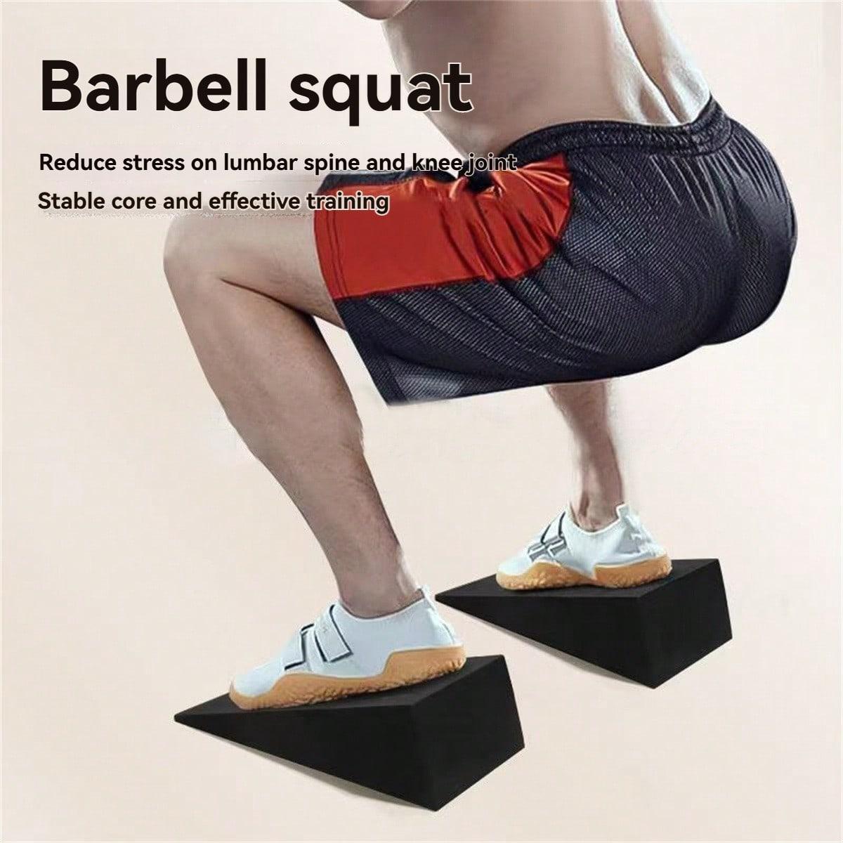 2pcs Non-Slip High-Density Yoga Blocks, Deep Squat Eva Wedge Bricks, Foot Inclination Board for Stretching, Pilates Exercise