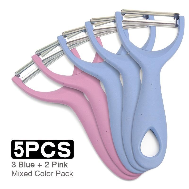5-Piece Stainless Steel Peeler Set—An affordable, versatile kitchen tool set that comes with a protective case and is a highly effective tool for preparing vegetables