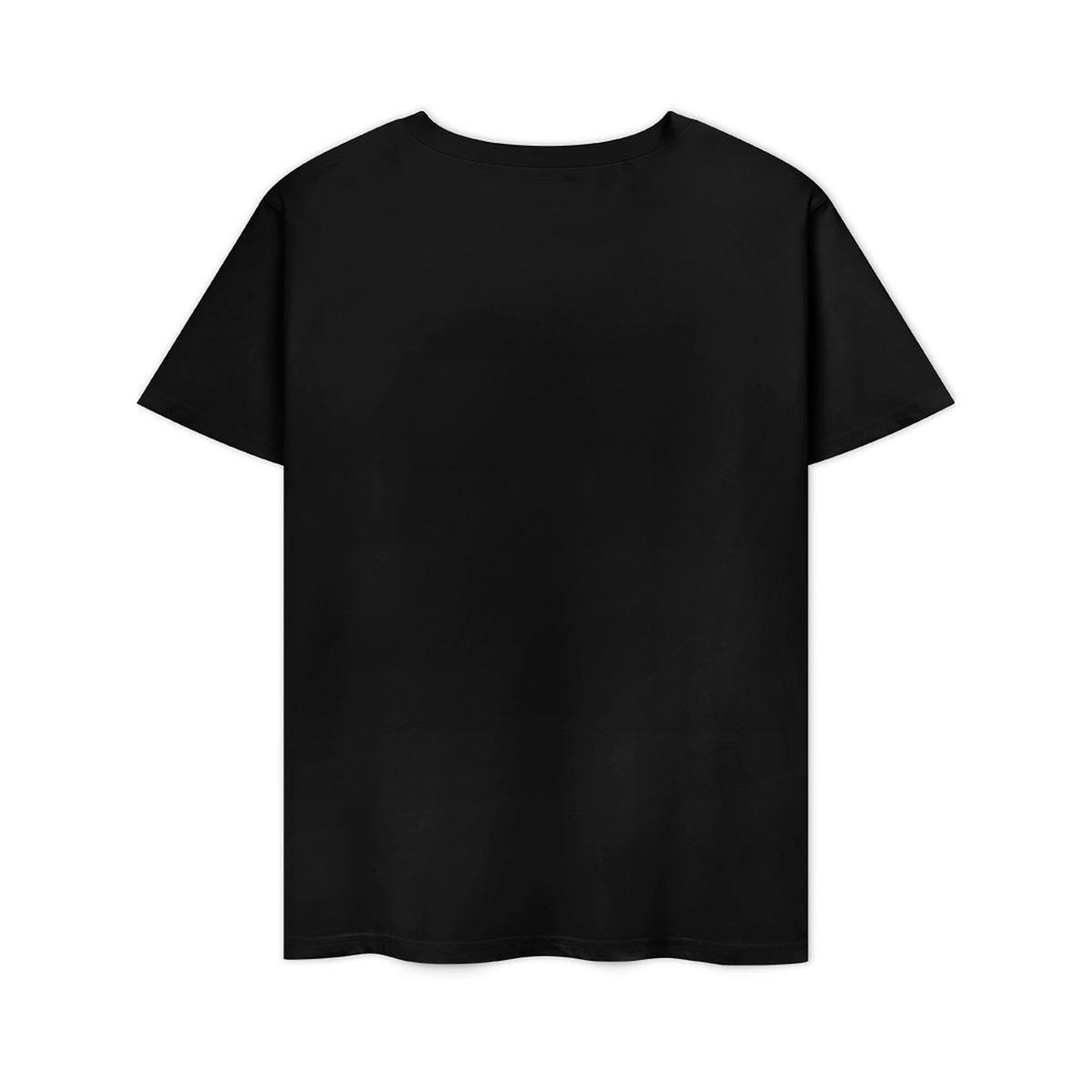 Men's Regular Fit Plain Letter Graphic Round Neck Short-Sleeve Casual T-Shirt, Menswear Casual Wear Top for Daily Wear, Customer Service Contact