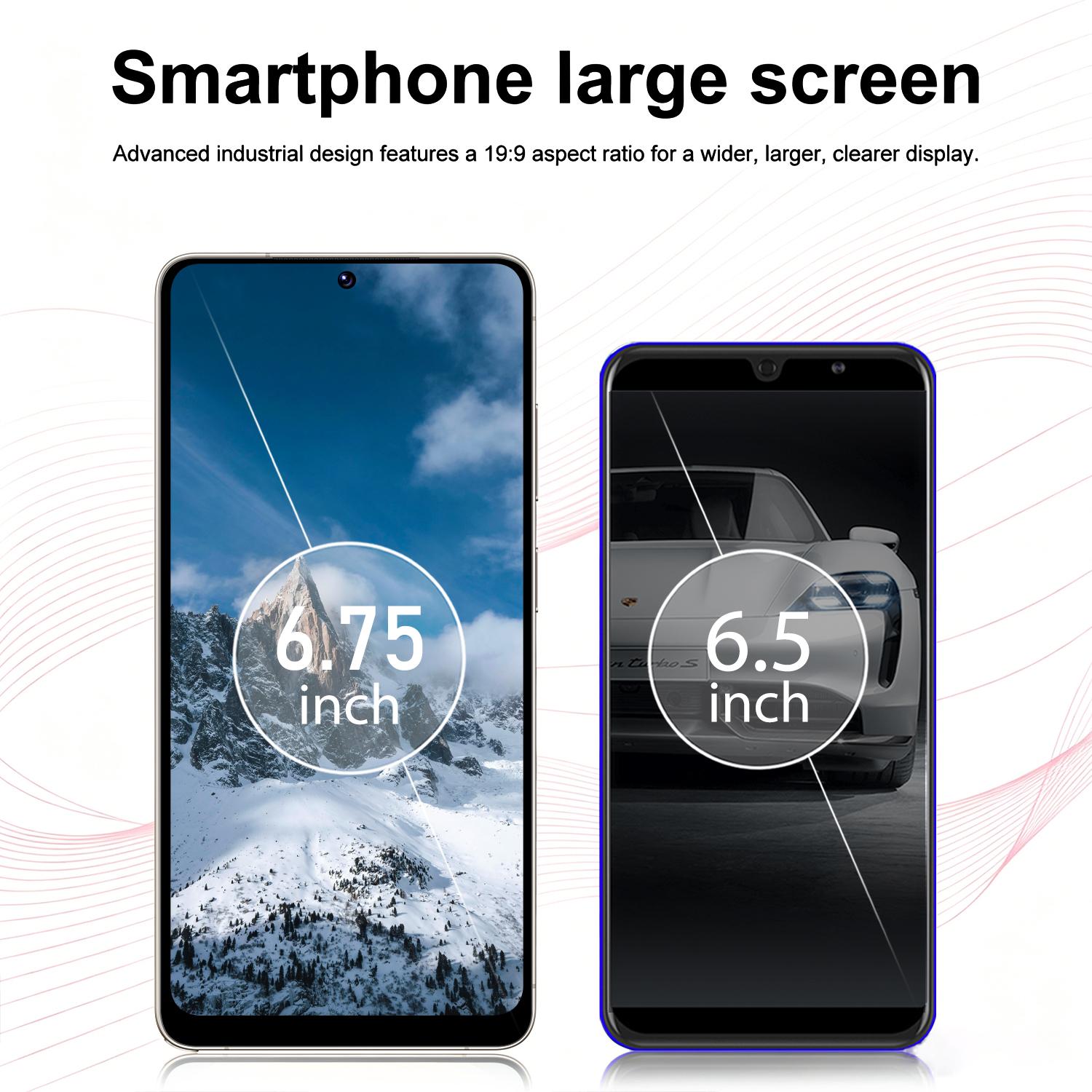 Astarry-26 Ultra Smartphone, 6.75-Inch Large Screen, Mtk6762 Processor, 3gb+32GB RAM, 4100mah Battery, 4g Network, Dual Sim, Face Unlock, Android Mobile Smartphone, Android Cell Phones