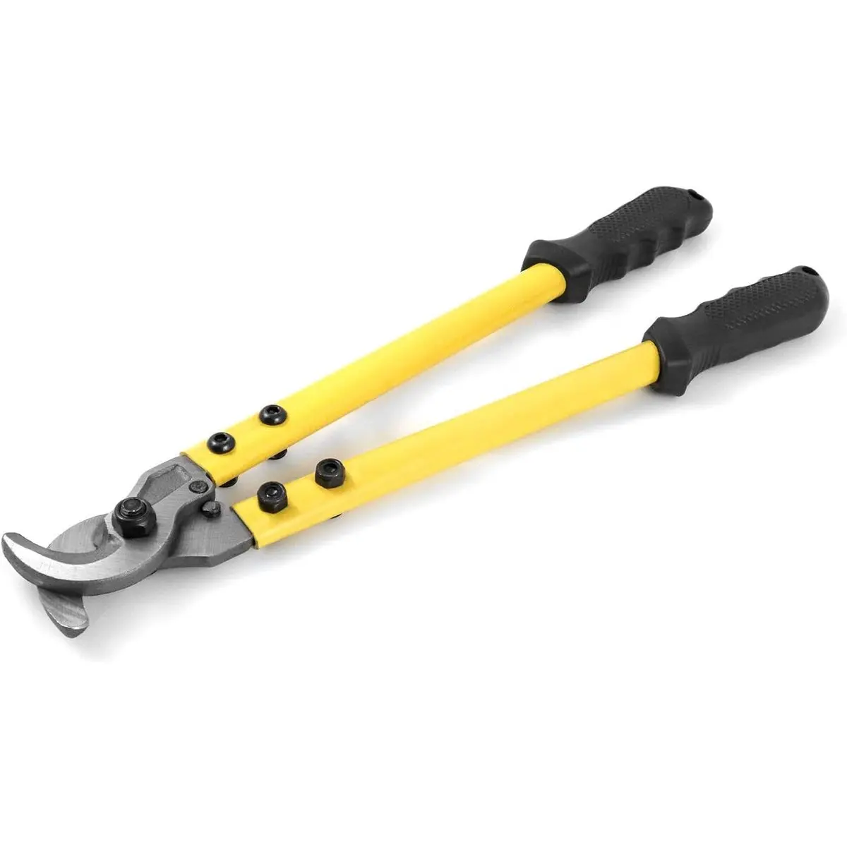 4/0 Gauge Wire Cable Cutter, Forged Steel Handle Shear Action, 14 Inch Stainless Steel Cutter for Battery Welder Cables, Building Wiring, SO Cord, DIY Home Repair