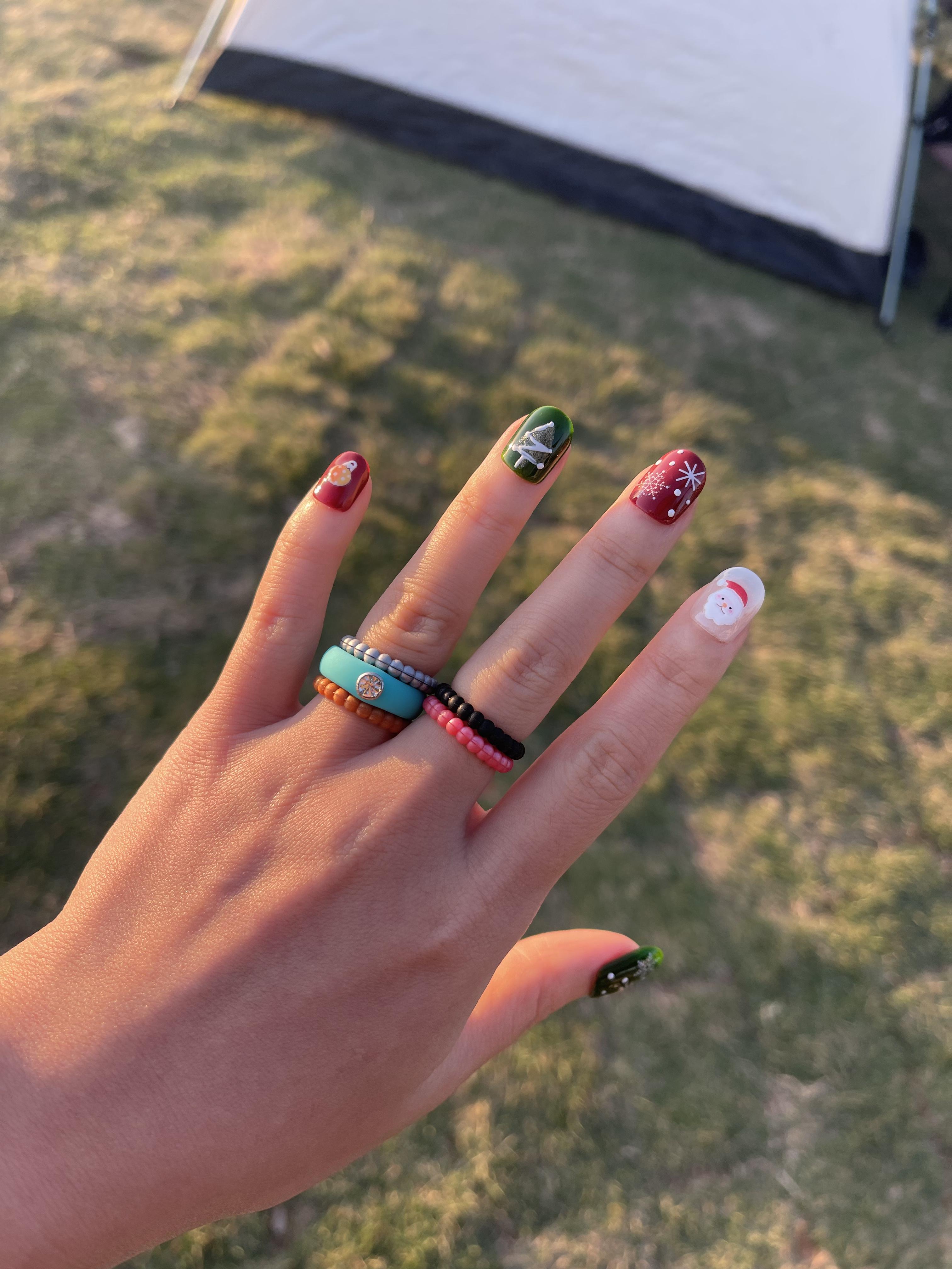 Metallic Bronze Oversize 4-12 Silicone Wedding Rhinestone Rings for Women With Diamond Stackable Silicone Rubber Wedding Bands