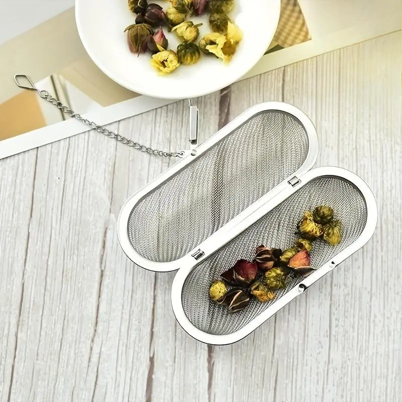 Large Capacity Reusable & Eco-Friendly 304 Stainless Steel Mesh Ball Tea Strainer - Extra Fine Loose Tea Strainers & Filters for Cooking
