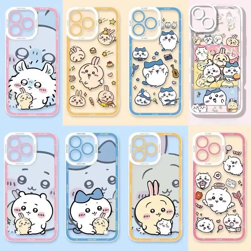 C-Chiikawas Clear Case for iPhone case 17/16/15/14/13/12/11 Soft Cover