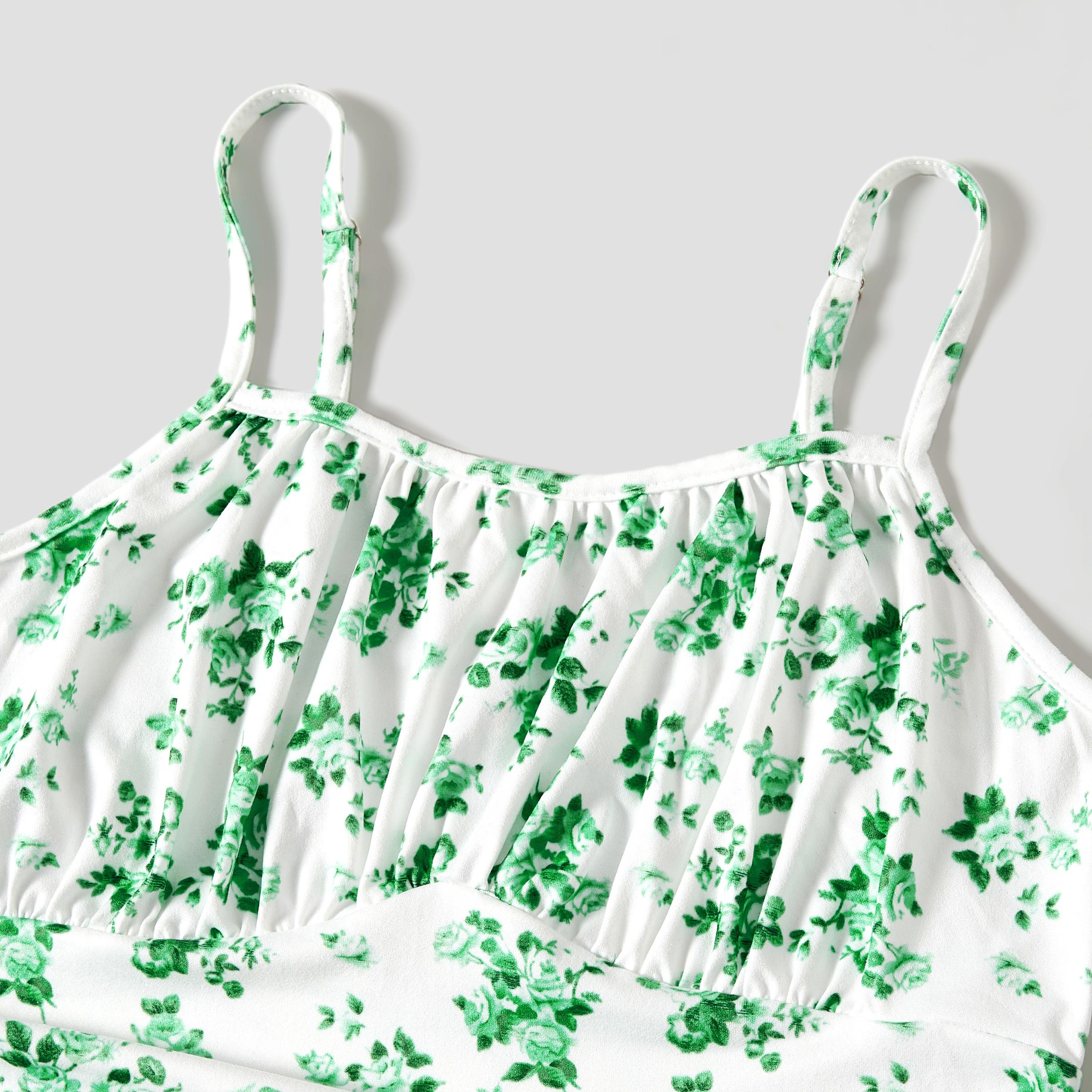 PatPat Mommy and Me Strap Dress Mom and Daughter Spliced Mesh Strap Dress Matching Family Set Springtok PatPat Mommy and Me Strap Dress Mom and Daughter Spliced Mesh Strap Dress Matching Family Set Springtok