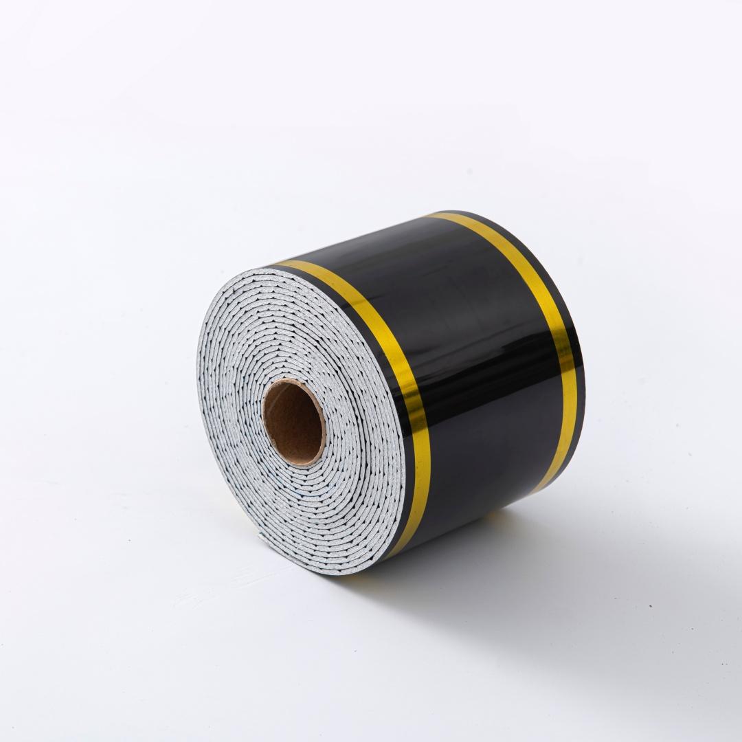 1 Roll 196.85 Inch Long × 10cm Wide, Thickened Marble Self-adhesive Wallpaper, DIY Removable, Suitable for TV Background Wall, Door Fracture Frames, Decorative Stickers, Living Room Corners, Ceiling Corners, Kitchen Corners