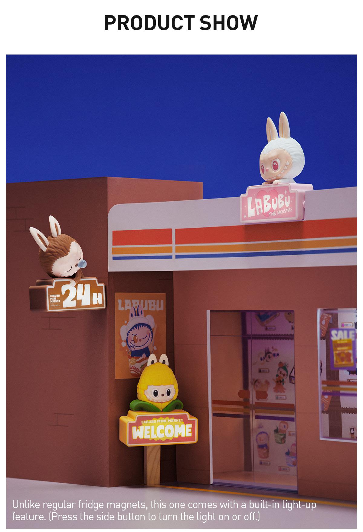 POP MART THE MONSTERS Wacky Mart Series-Fridge Magnet Blind Box POP MART THE MONSTERS Wacky Mart Series-Fridge Magnet Blind Box