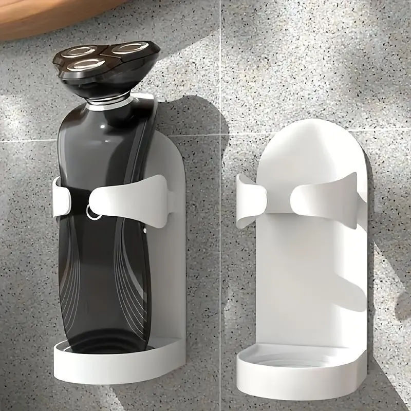 Blade Holder Razor Hook Electric Razor Razor Wall Mount Holder Traceless Toothbrush Holder Space Saving Storage Holder Bathroom Accessories Shower Hook Razor