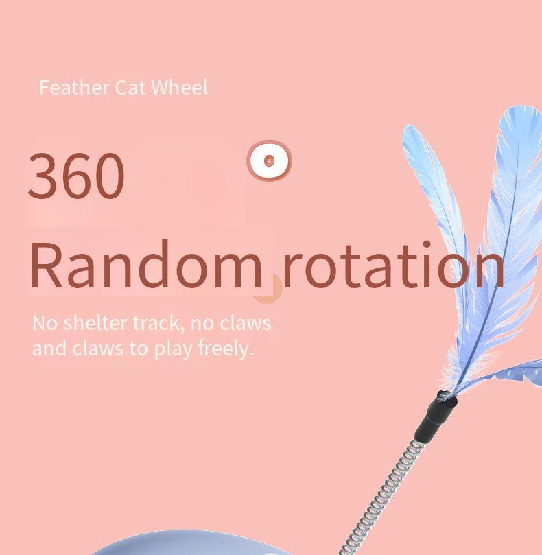 Three-Layer Cat Turntable Toy, Indoor Cat Educational Game Track Tower, Interactive Ball Toy, Three-Color Exercise Game