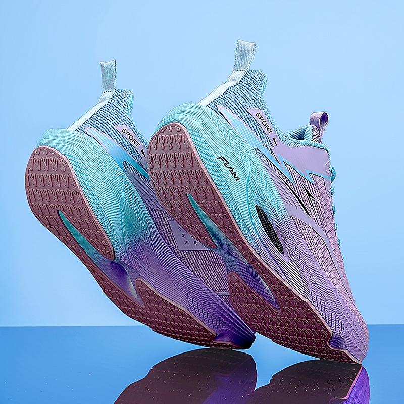 Spring New Casual Sports Shoes, High-Quality Running Shoes for Couples, Comfortable Soft Thick Sole, Breathable Mesh, Anti-Slip Sole