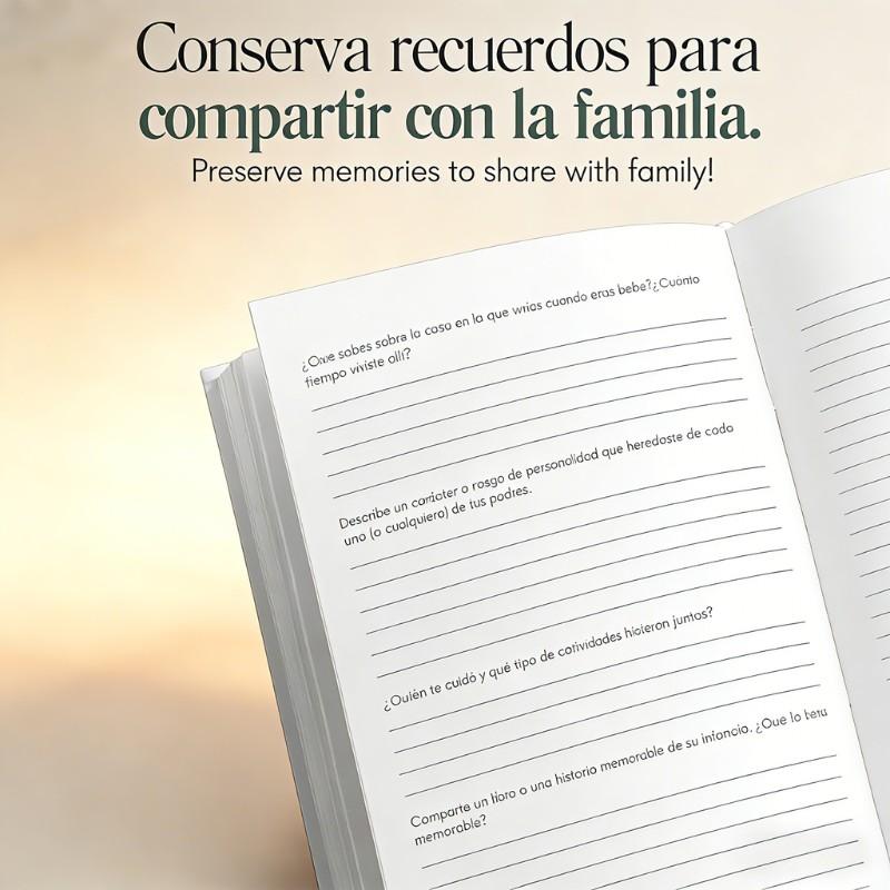 Mom's Life Story Diary Hardcover Edition, Meaningful Memorial Gift, 250+ Guiding Questions, Perfect for Mother's Day Birthday Christmas