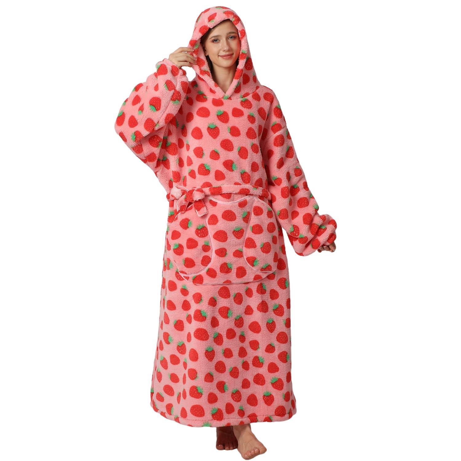 Oversized Wearable Blanket Hoodie for Women & Adults, Super Soft, Warm & Cozy with Giant Front Pocket, Perfect Christmas & Valentine's Day Gift #GLOBAL PICKS
