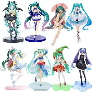 2026 new 15 Styles Hatsune Miku Anime Figure Toys MIKU Kawaii Cartoon PVC Action Figurine Model Dolls Birthdays Gifts